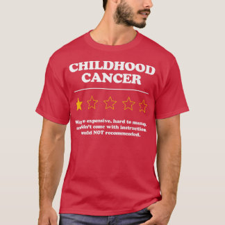 T-shirt Citation sur le cancer de l'enfance pour un cancer
