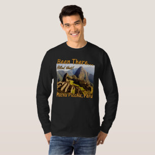 T-shirt Citation Sur Le Chemin De L'Inca Machu Picchu - Pé