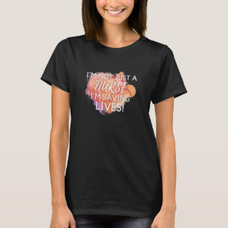 T-shirt Citation sur l'Infimière Je ne suis pas qu'une inf