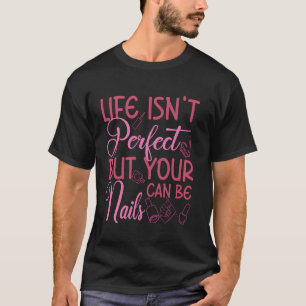T-shirt Citation Tech de manucure Uniforme de travail Vern