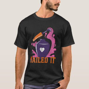 T-shirt Citation Tech Vernis à Ongles Uniforme de Travail