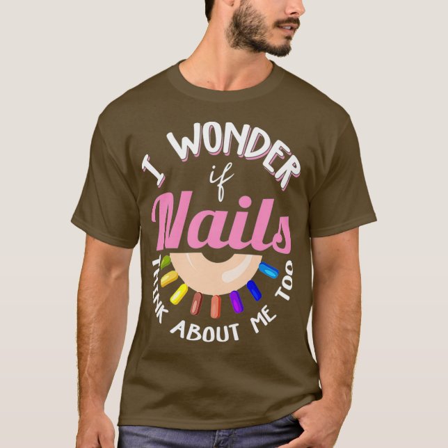 T-shirt Citation technique de l'ongle de chemise (Devant)