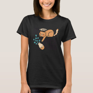 T-shirt Citation vase cassé chat mignon