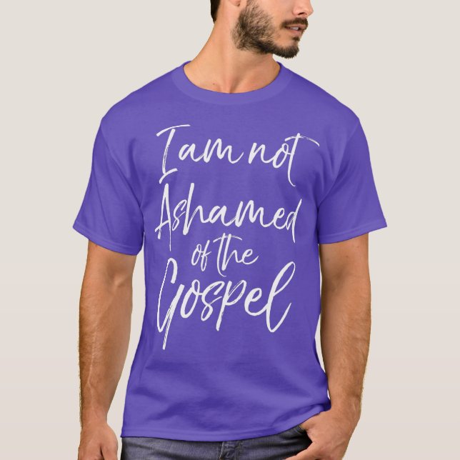 T-shirt Citation Verse De La Bible Chrétienne Je N'Ai Pas  (Devant)