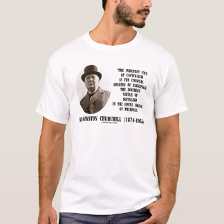 T-shirt Citation Vertue De Churchill, Vice-Président Du Ca