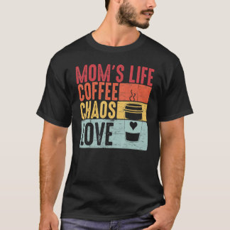 T-shirt Citation vintage en état de détresse La vie de mam