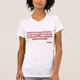 T-shirt Citations athées