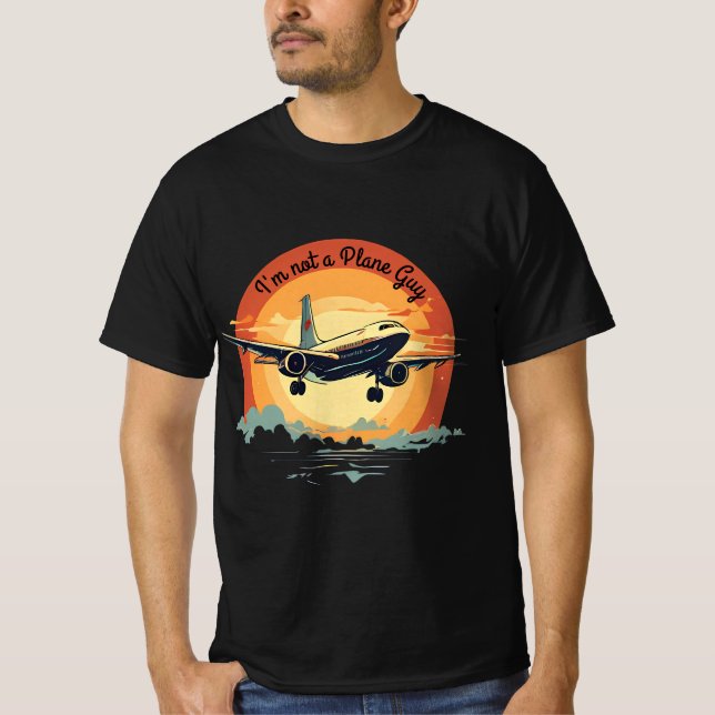 T-shirt Citations D'Avion De Coucher De Soleil Mignonne (Devant)