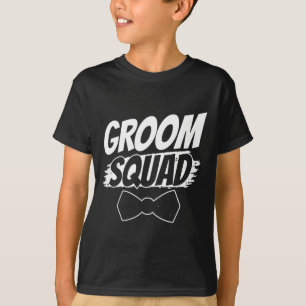 T-shirt Citations de fête de l'équipe du marié Enterrement