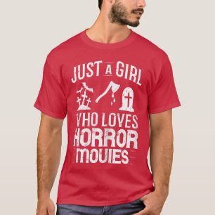 T-shirt Citations de films d'horreur féminins Collection g