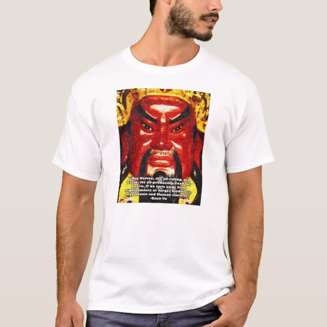 T-shirt Citations de Guan Yu (Devant)