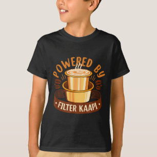T-shirt Citations de nourriture Desi _ Amateur de filtre _