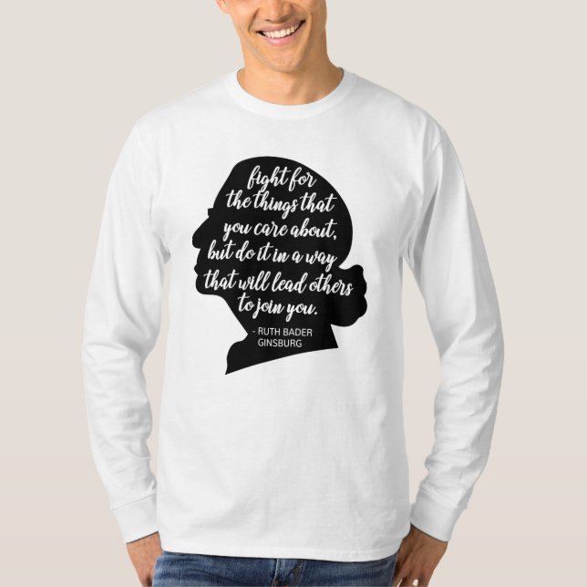 T-shirt Citations de RBG, citations de Ginsburg, Ruth Bade (Devant)