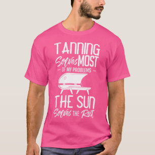 T-shirt Citations de salon de pulvérisation de bronzage Ba
