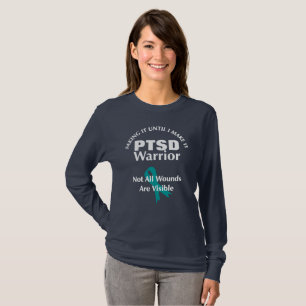 T-shirt Citations de sensibilisation au SSPT Graphique à 