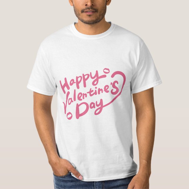 T-shirt Citations de typographie de la Saint-Valentin (Devant)