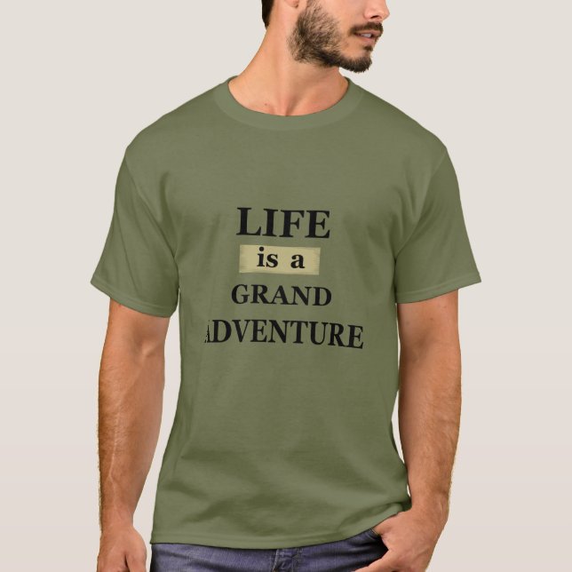 T-shirt Citations de vie motivante (Devant)