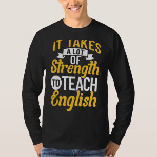 T-shirt Citations d'enseignant en anglais Tea de maître en
