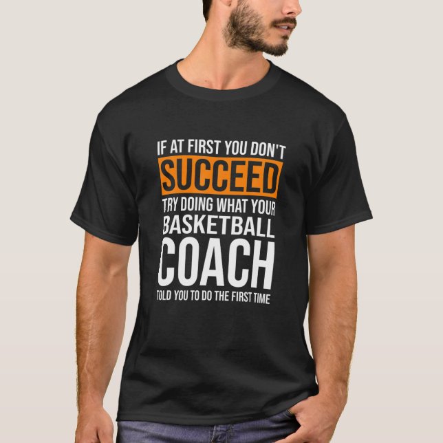 T-shirt Citations D'Entraîneurs De Basketball Amusants Pou (Devant)
