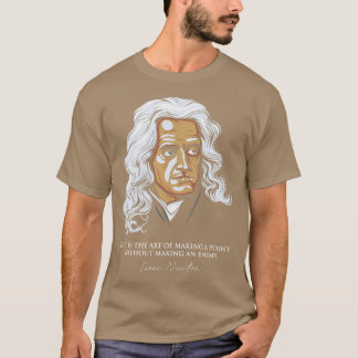 T-shirt Citations d'Isaac Newton