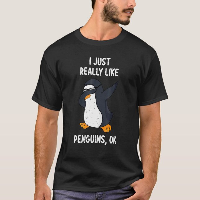 T-shirt Citations Drôle J'Aime Vraiment Costume De Pingoui (Devant)
