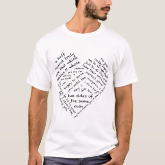 T-shirt Citations Du Coeur - Merthur