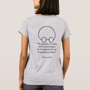 T-shirt Citations d'un chef sage, "la grandeur… "