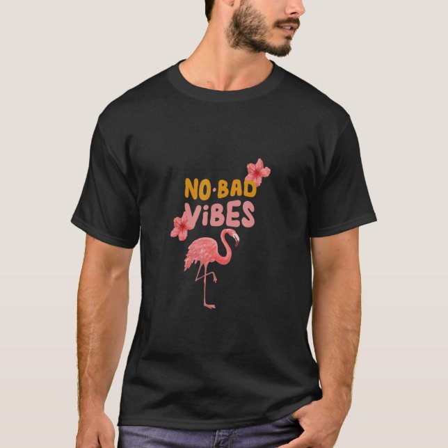 T-shirt Citations Flamants roses Inspirantes (Devant)