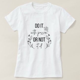 T-shirt citations inspirantes, motivation