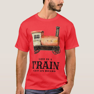 T-shirt Citations inspirantes sur le train