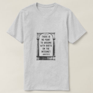 T-shirt Citations maquillées 4 (Aristote) - Une Chemise Mi