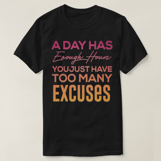 T-shirt Citations motivationnelles 29 (Design devant)