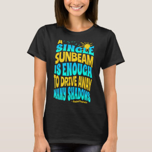 T-shirt Citations Saint François d'Assise Santé Soleil Cat