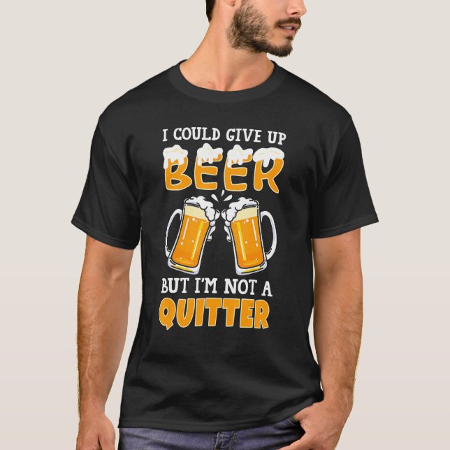 T-shirt Citations Sarcastiques Soirée Bière Hommes Femmes (Devant)