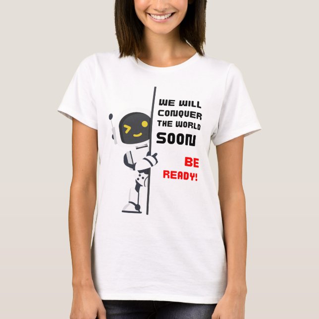 T-SHIRT CITE DE ROBOT (Devant)