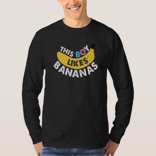 T-shirt Citez Ce Garçon Aime Les Bananes Fierté Gay Amour