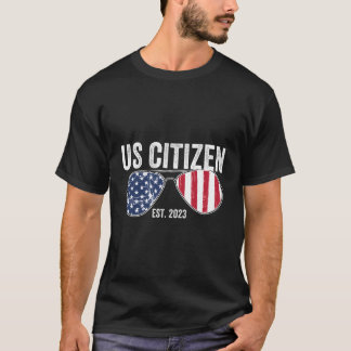 T-shirt Citoyen Américain Est 2023 Chemises Nouveau Immigr