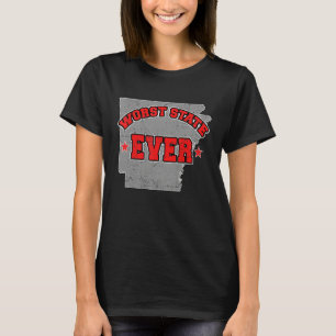 T-shirt Citoyen américain fier de l'Amérique Carte du terr