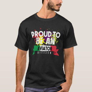 T-shirt Citoyen aviateur fier Profession carrière travaill