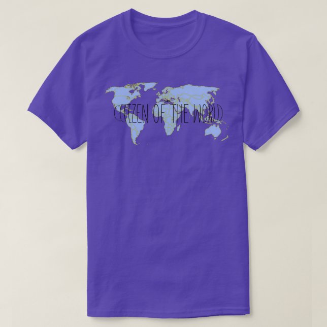 T-shirt Citoyen du monde (Design devant)