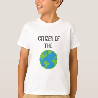 T-shirt Citoyen Du Monde Pour Enfants