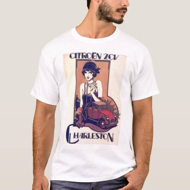 T-shirt Citroen 2CV Charleston (Devant)