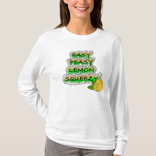 T-shirt Citron doux facile (Devant)