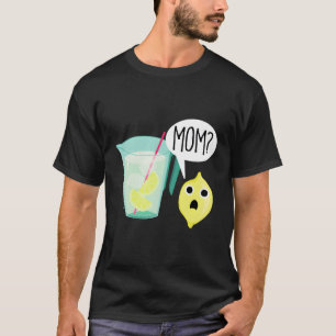 T-shirt Citron Et Lemonade Maman Humour Malade Foncé Carto