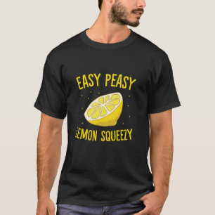 T-shirt Citron pâle facile Squeezy Funny Lemon Summer Lemo