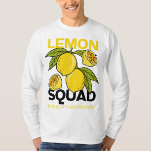 T-shirt Citron Squad Funny Lemonade Fruit aux agrumes d'ét