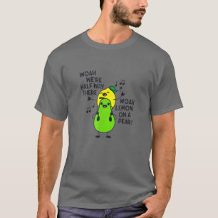 T-shirt Citron Sur Une Pear Teacher   Foodie drôle