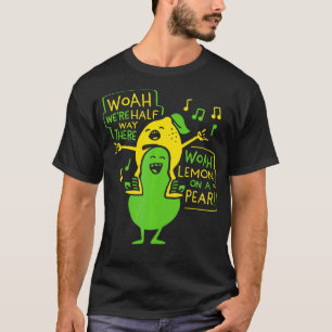 T-shirt Citron Sur Une Poire Drôle Foodie Lyrique 
