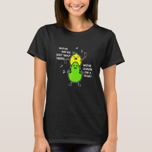 T-shirt Citron Sur Une Poire Foodie Lyrique