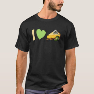 T-shirt citron vert J'aime la citron jaune